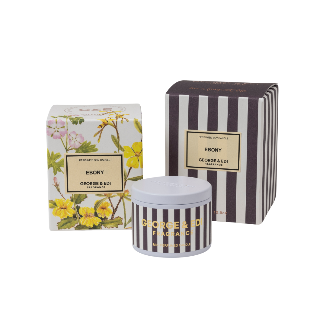 PERFUMED SOY CANDLE - EBONY