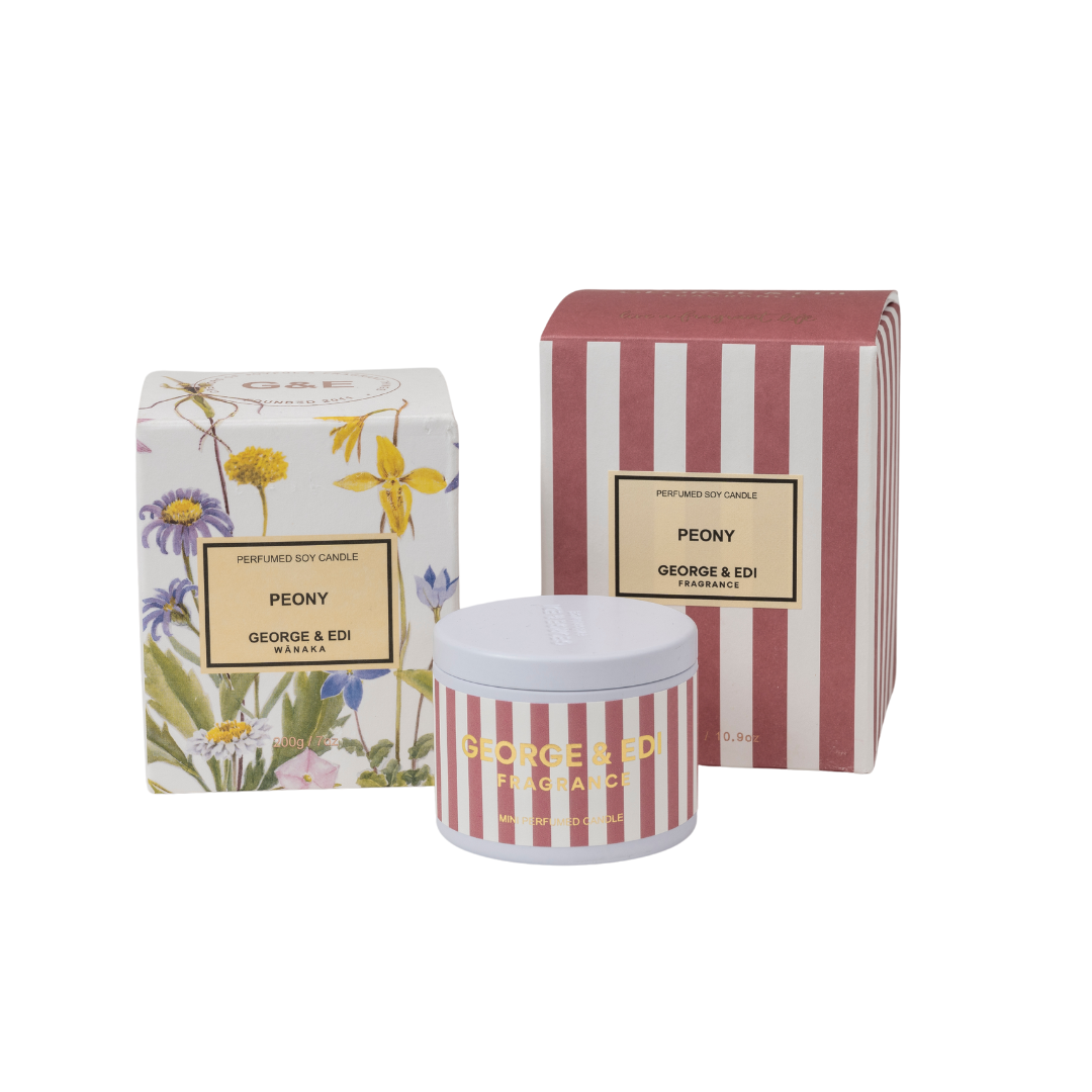 PERFUMED SOY CANDLE - PEONY