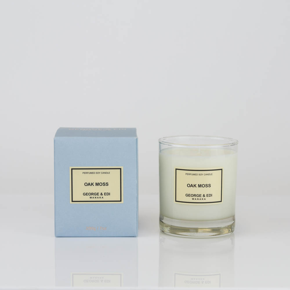 Oakmoss Perfumed Soy Candle| Perfumed Candles NZ | GEORGE & EDI