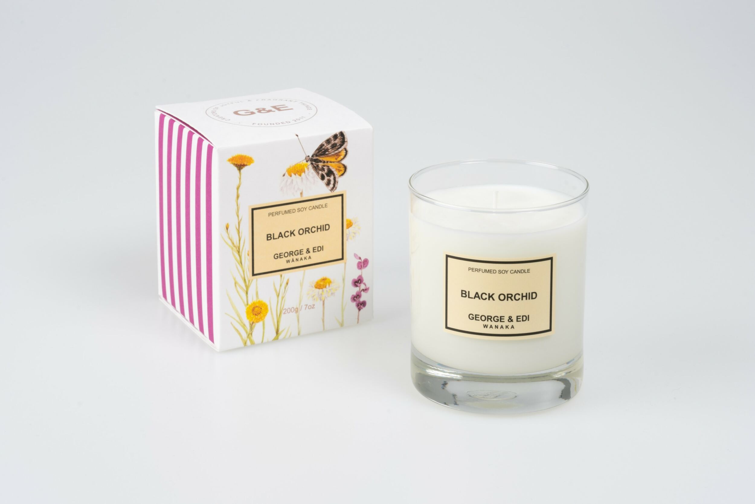 G E Standard Candle Black Orchid