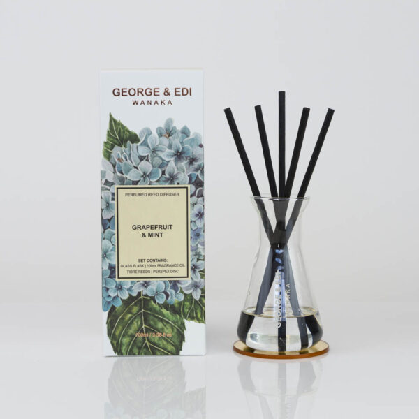 GEORGE & EDI Graoefruit & Mint reed diffuser set New Zealand