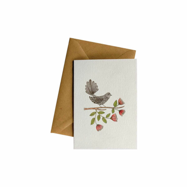 All occasion card with Fantail - Little Difference Queenstown