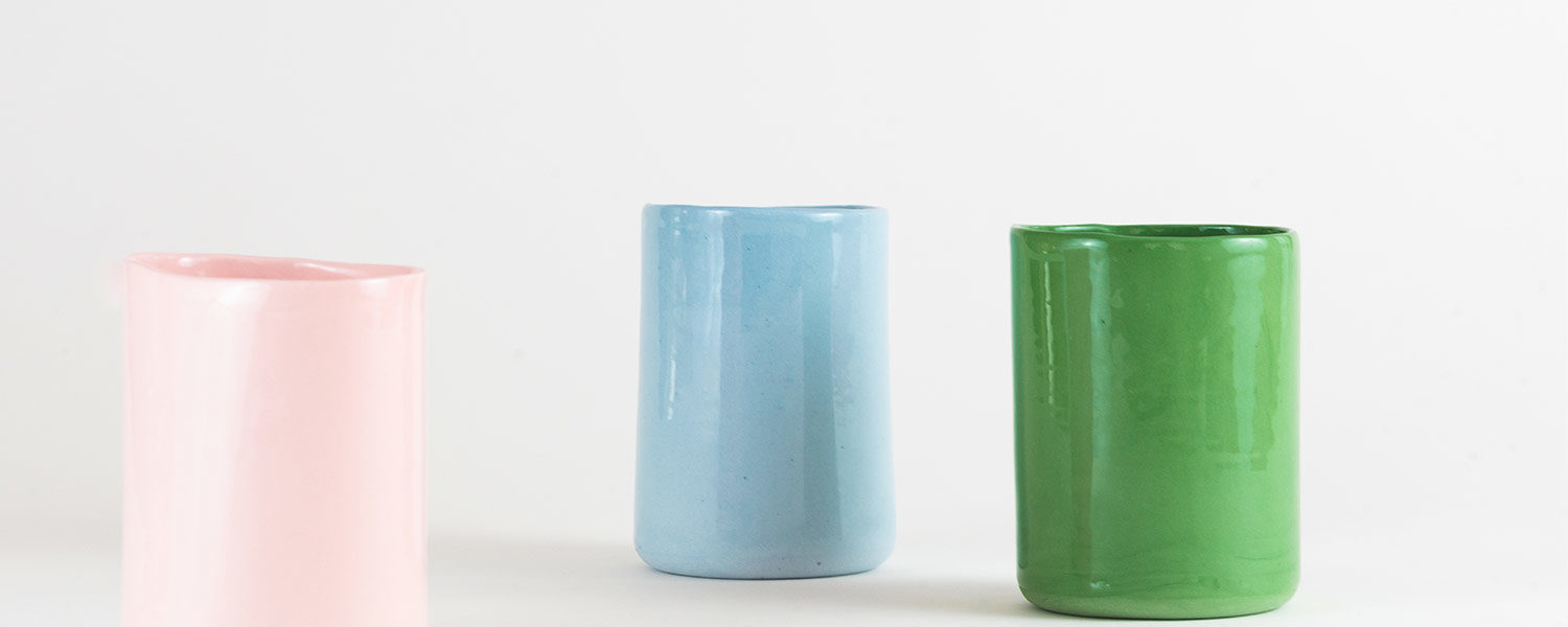 GEORGE & EDI artisanal ceramic candle vessels