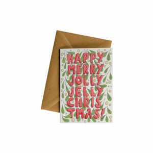Happy Merry Jolly Jelly Christmas Card - A Little Difference Queenstown
