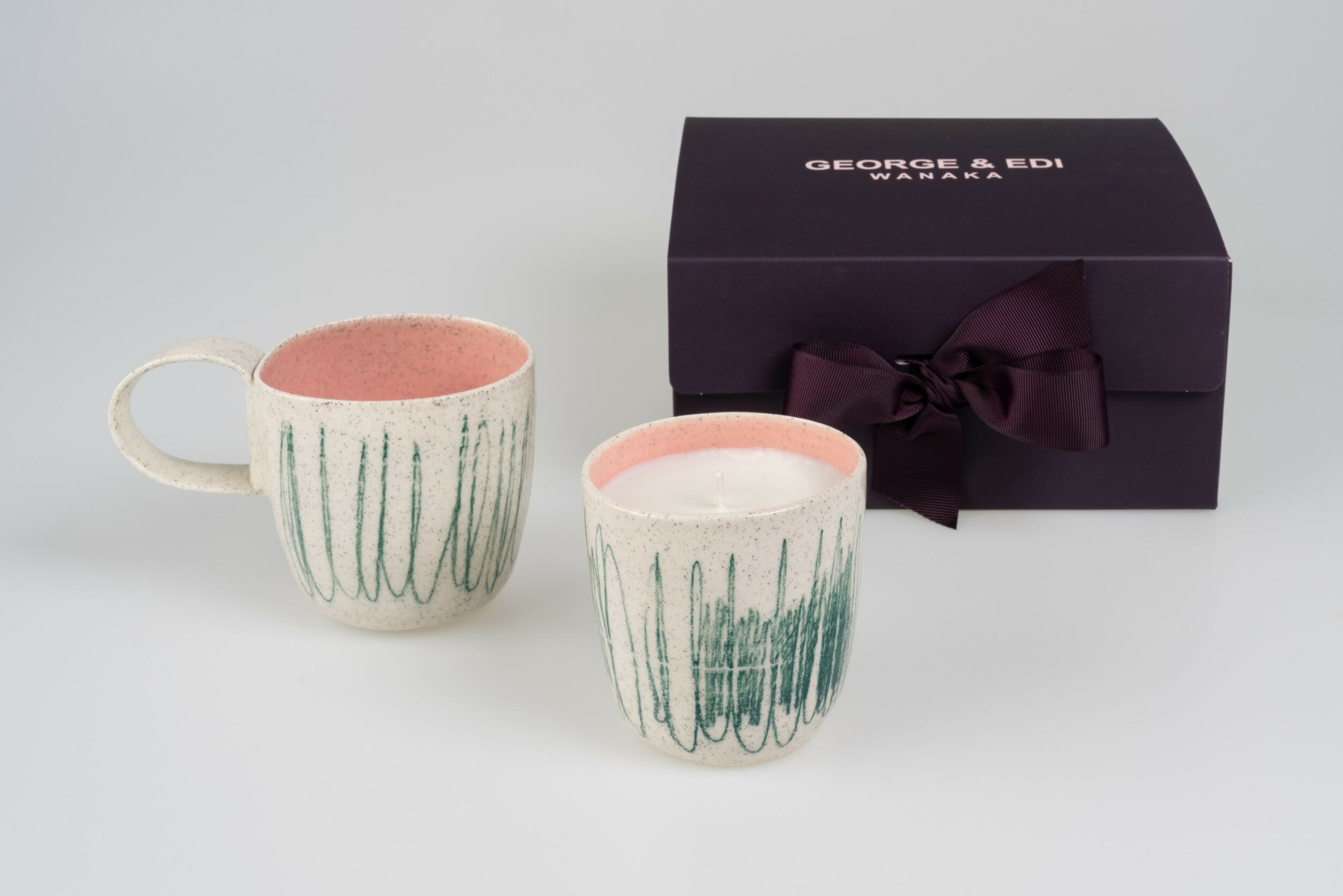 G E Artisanal Range Gift Box Candle And Mug
